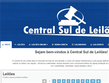 Tablet Screenshot of centralsuldeleiloes.com.br
